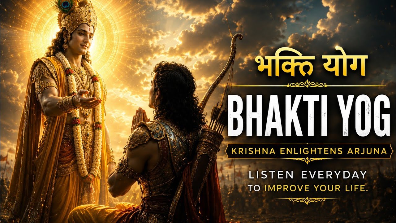 BHAKTI YOGA (भक्ति योग) | CONVERSATION OF KRISHNA & ARJUN | KRISHNA JANMASHTHAMI 2020 | MAHABHARAT