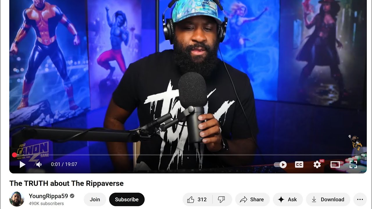 ДОЛГИЙ ДРАМАТИЧЕСКИЙ ВЗДОХ — Эрик Джулай переименовал RIPPAVERSE в благотворительную организацию