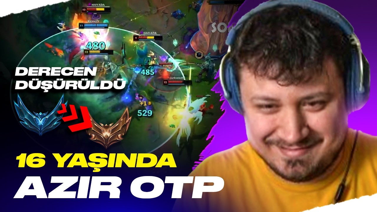 16 yaşında Azir OTP izleyicime canlı koçluk (2 maç)