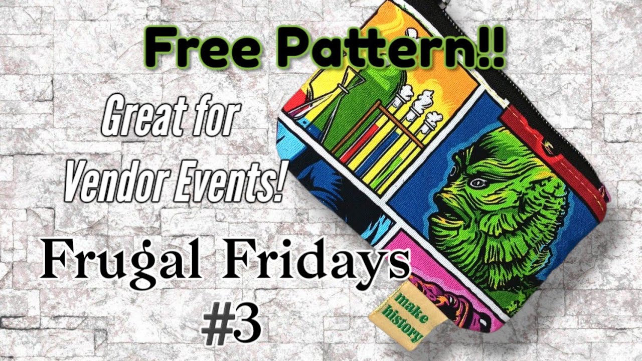 Frugal Fridays!  Free Pattern from Sincerely Jen Patterns, the Zip It Janice!