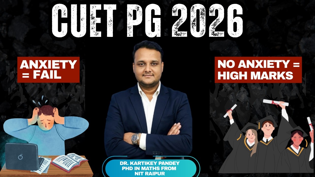 CUET Special by Dr Kartikey Pandey | Exam Anxiety Kaise Control Kare? #cuet2026 #cuetmca #cuetpg