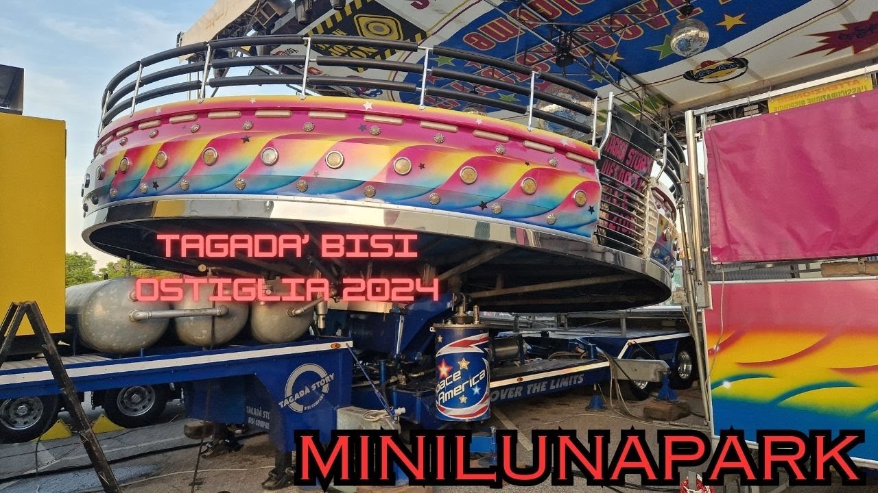 Giostra tagadà f.lli Bisi - Ostiglia (MN) 2024 (mechanic view)