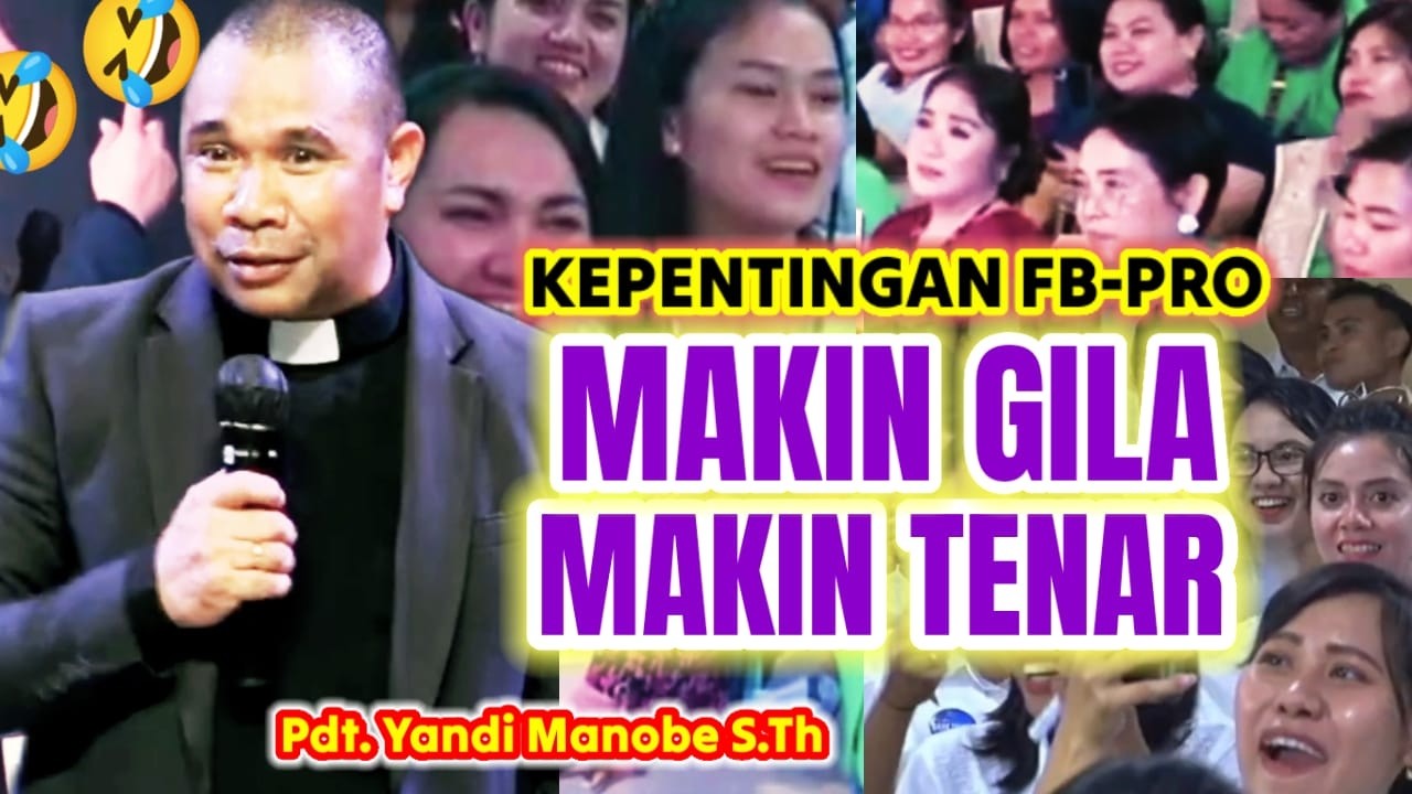 MAKIN GILA MAKIN DIKENAL DI FB PRO. PDT. YANDI MANOBE S.TH