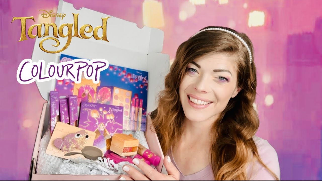 ColourPop X Tangled Review and Serious Questions!! #colourpop #beauty #makeup #review #tangled