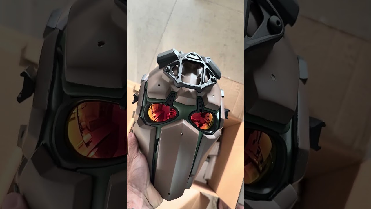 Unboxing the @devtac ballistic helmet and face mask. This helmet is very well made NIJ Level IIIA