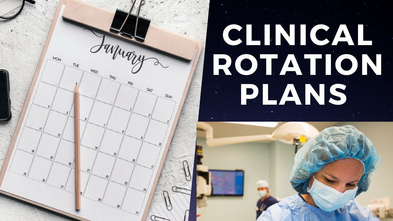 CLINICAL ROTATION PLANS MADE EASY
