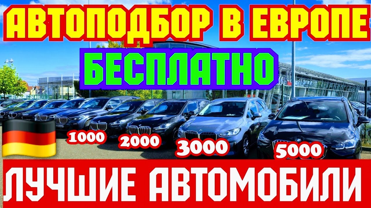 💥 БЕСПЛАТНЫЙ АВТОПОДБОР В ЕВРОПЕ !!! Motorsport Рулит 👍🚘
