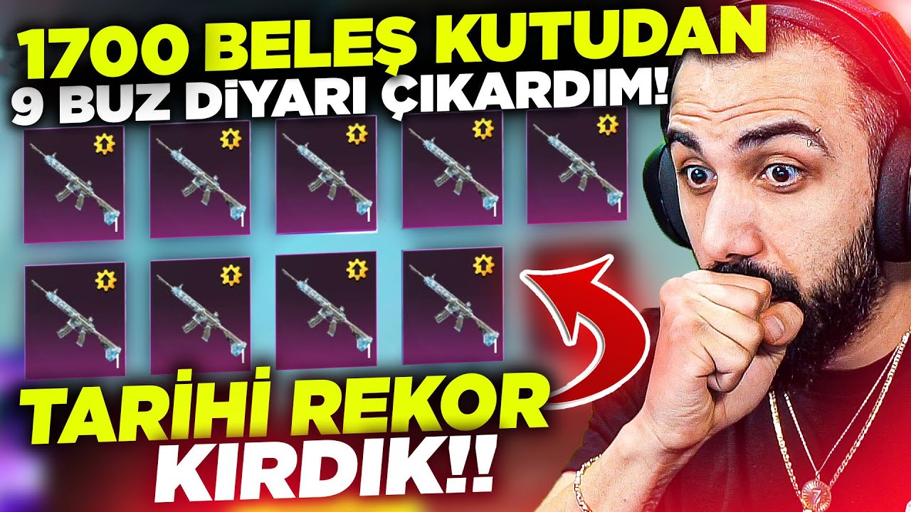 İZLEYİCİME BELEŞ 9 BUZ DİYARI BİRDEN ÇIKARDIM!! 😮 İMKANSIZI BAŞARDIK DÜNYA REKORU!! | PUBG MOBILE