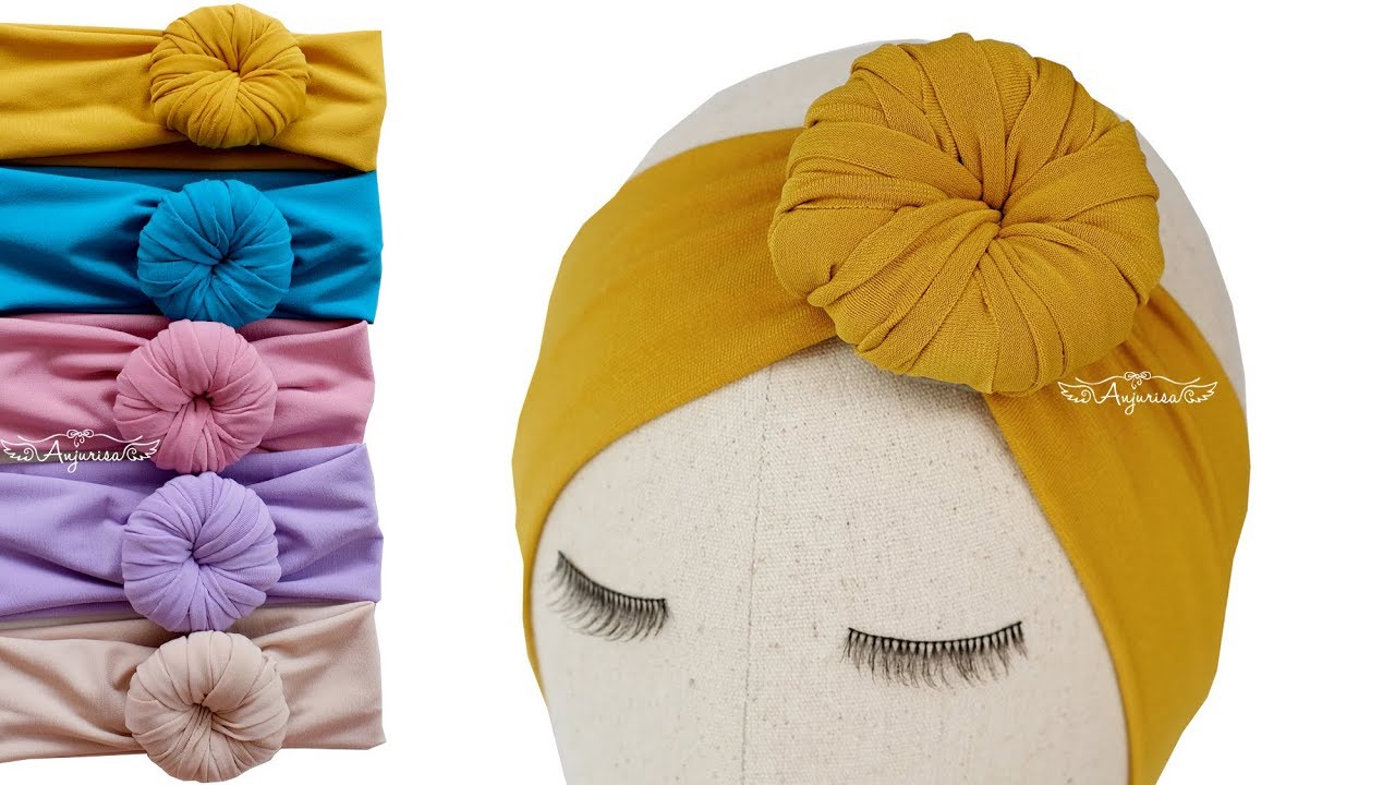 Bun Headband for Babies - Donut Turban - Donut Headband DIY