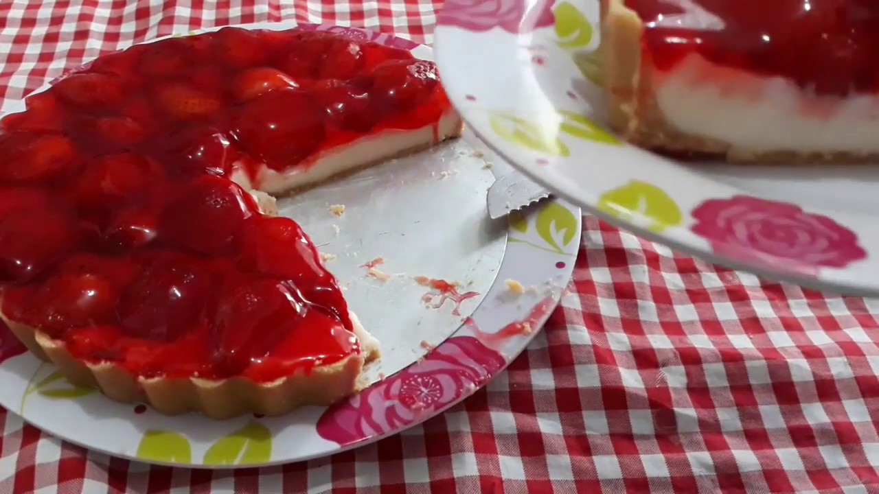COMO FAZER TORTA DE MORANGO
