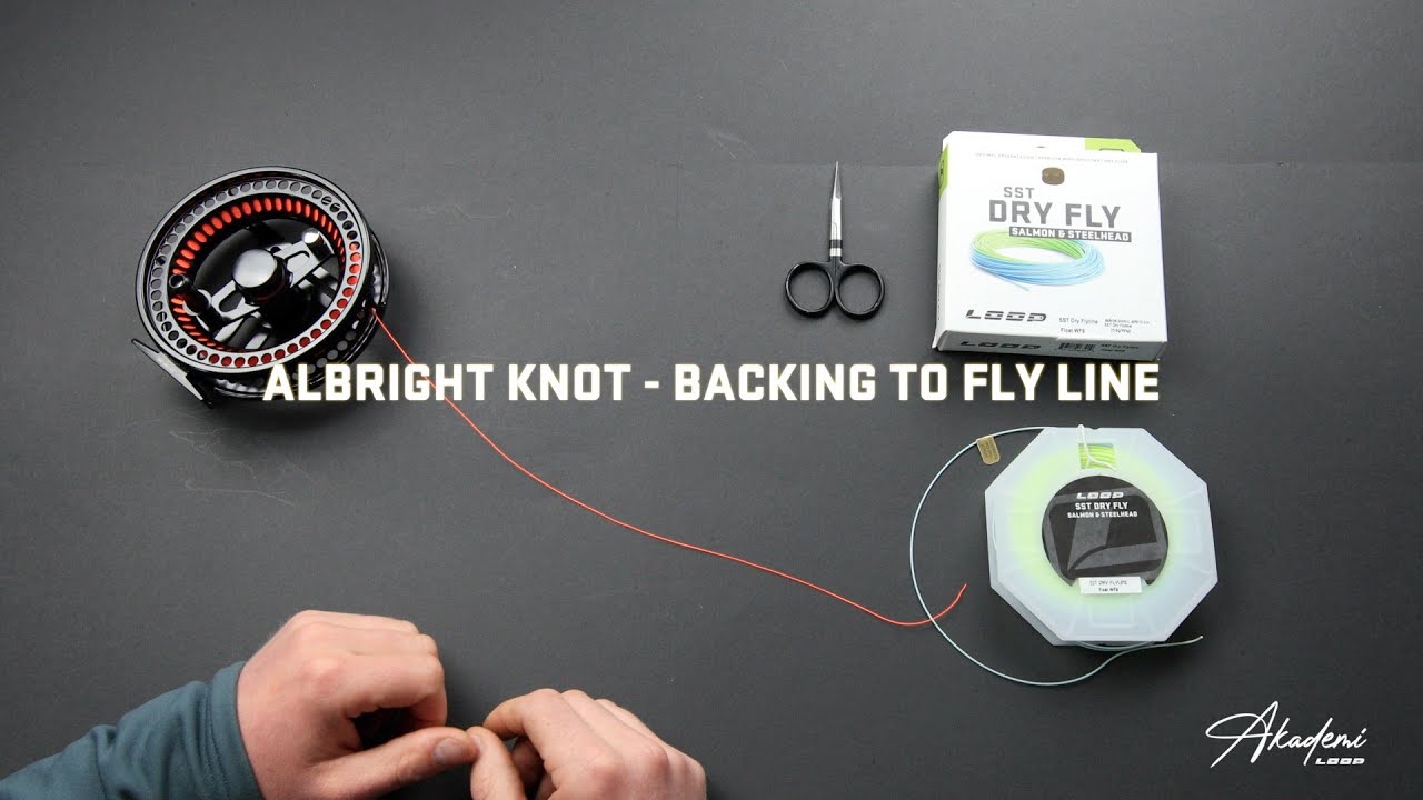 LOOP Akademi ~ Albright knot for attaching the  backing to the fly line