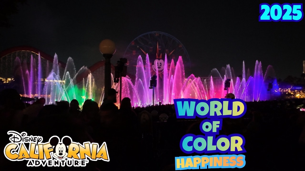 World of Color: Happiness! | Full Show at Disney California Adventure 2025