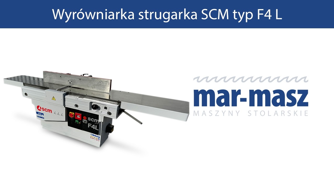 Wyrówniarka strugarka SCM typ F4 L - Mar-Masz | Woodworking