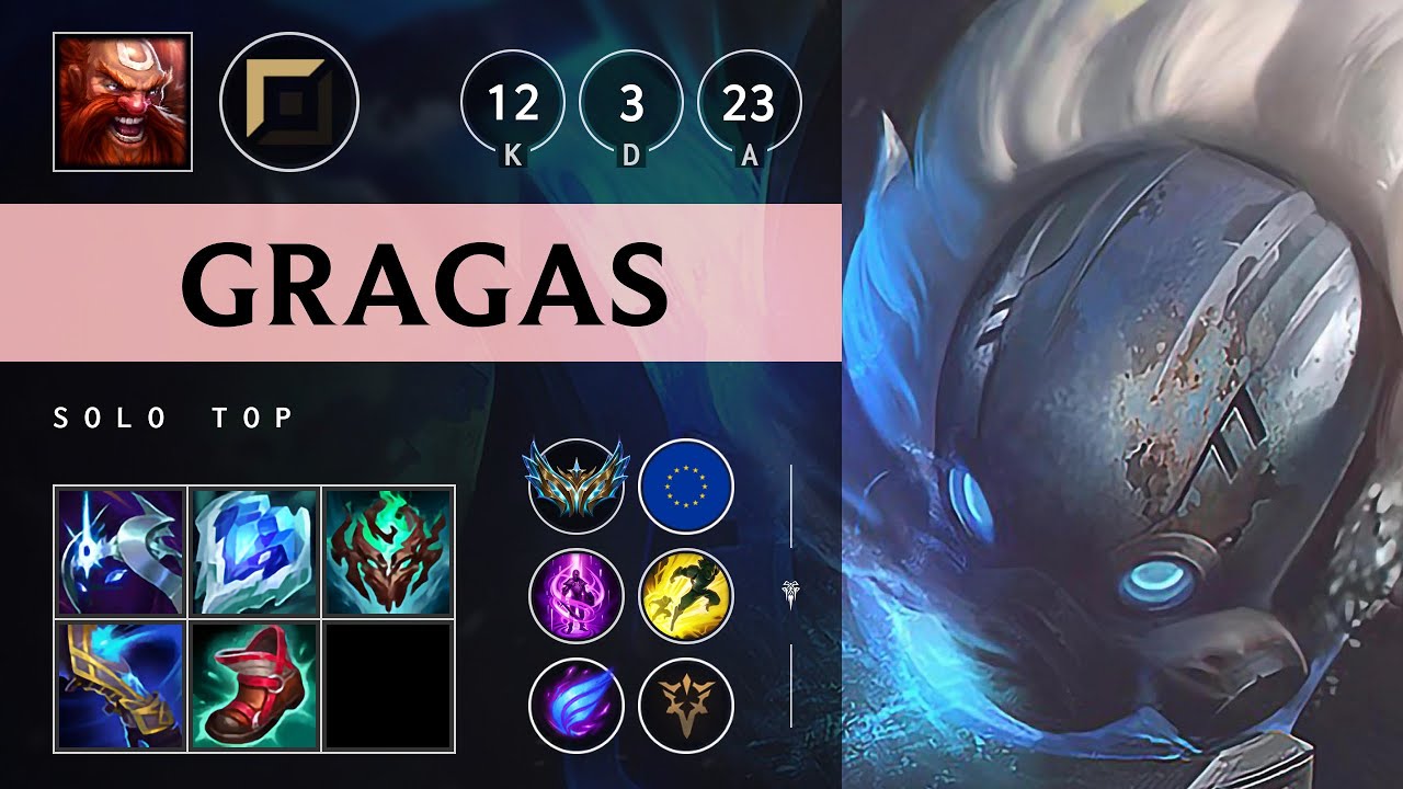 Gragas Top vs Aatrox: Super CC - EUW Challenger Patch 14.23