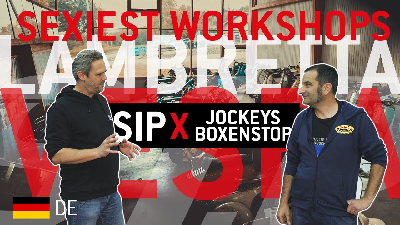 SEXIEST VESPA Workshops 🛵🔧 Zu Besuch bei JOCKEYS BOXENSTOP {Deutsch}