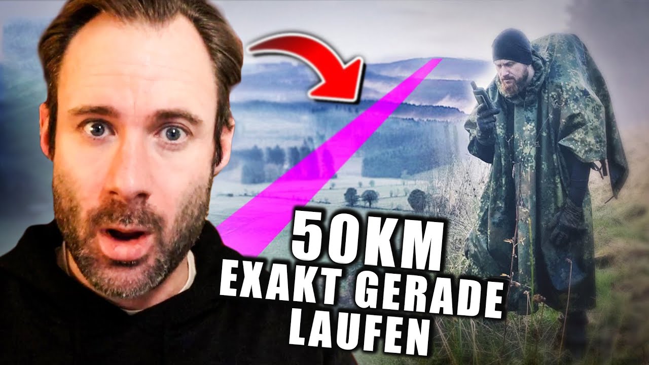 Durchschlageübung - 50KM geradeaus laufen! Fritz Meinecke & Survival Mattin | Otto reagiert