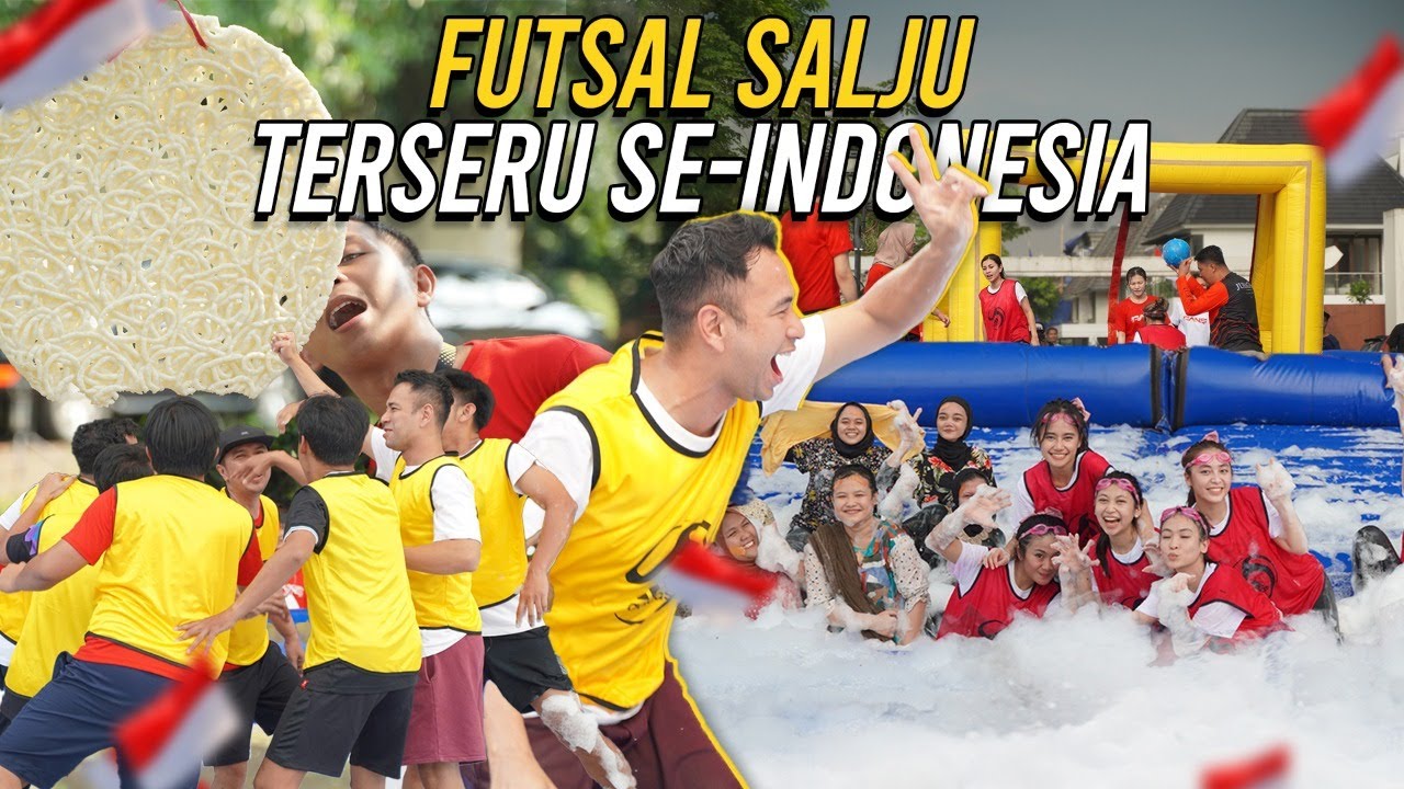 FULL NGAKAK!!! NAGITA PENUHIN SALJU SATU ANDARA, RAFFI SAMPAI GULING-GULING MAIN FUTSAL SALJU