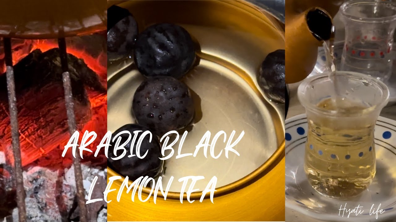 Arabic black lemon tea recipe
