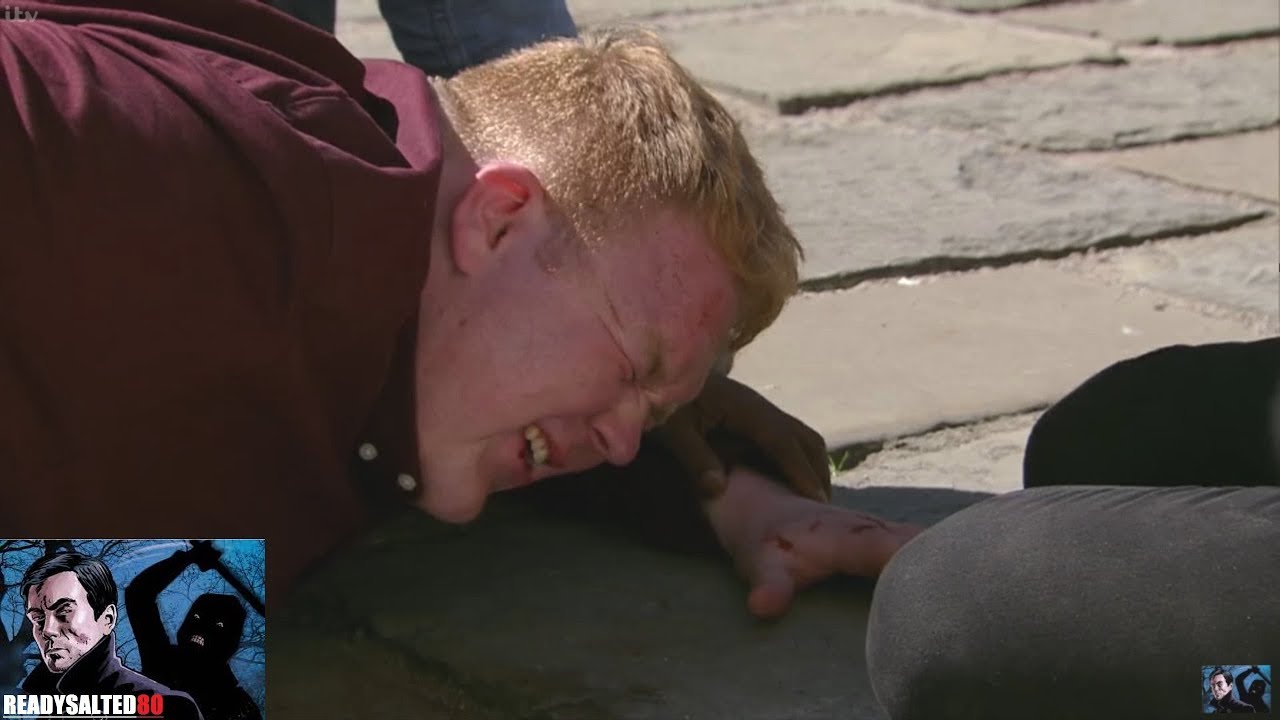 Coronation Street - Craig Runs in Front of a Car To Protect Bethany