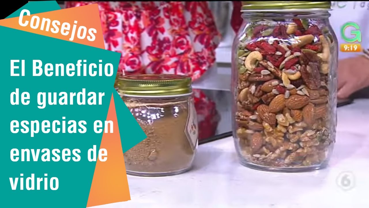 El beneficio de guardar sus especias en envases de vidrio | Consejos para usted