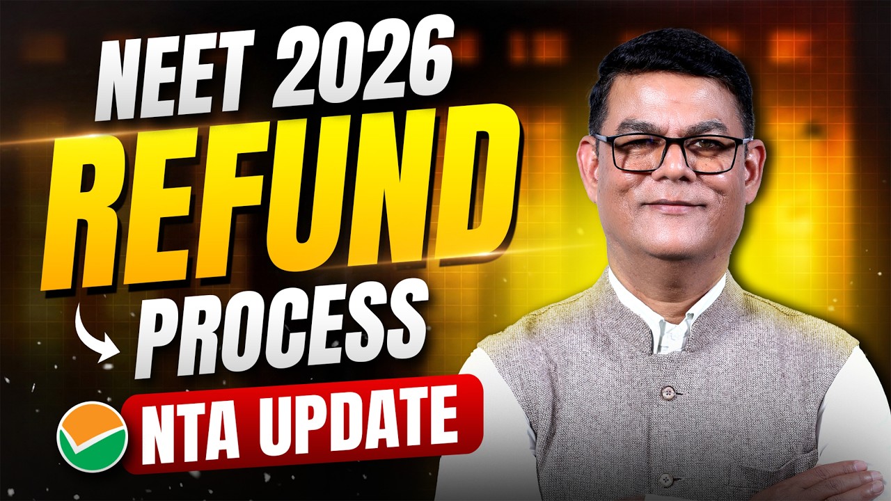 NEET 2026 Refund Process |NTA Big Update | How to Update Bank Details for NEET 2026 Form Fees Refund