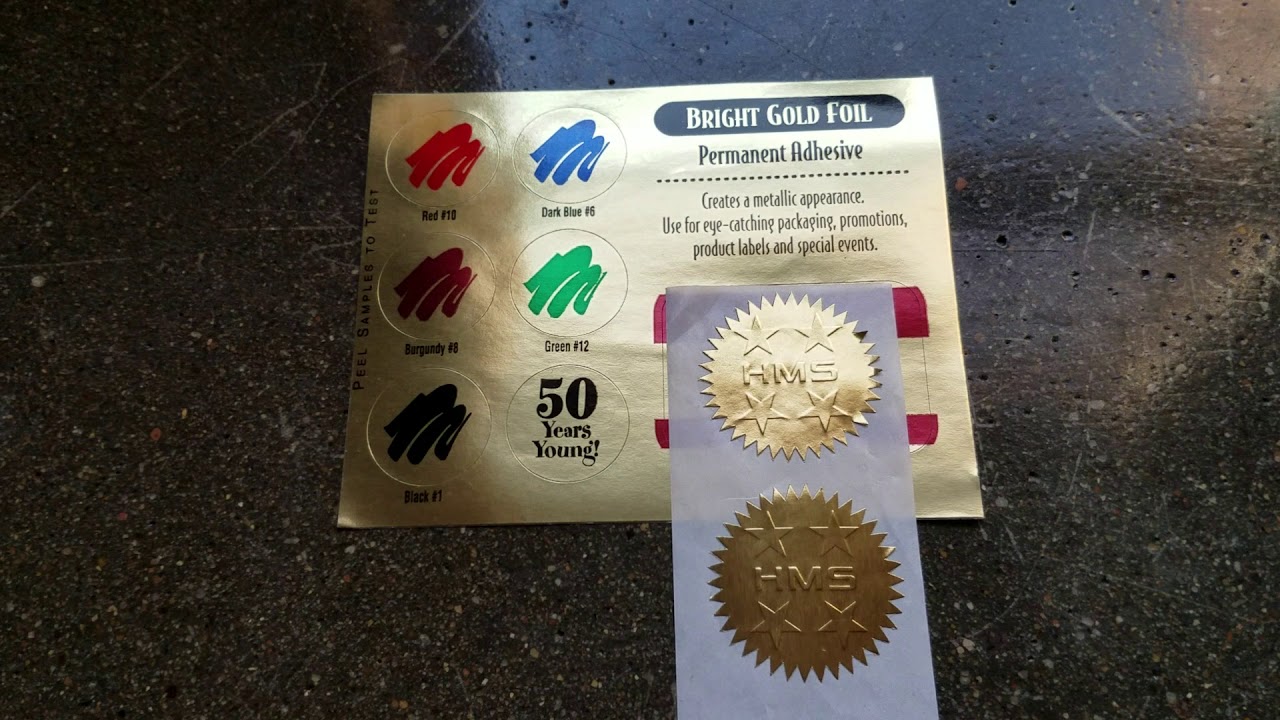 Buy Gold foil CBD labels near me