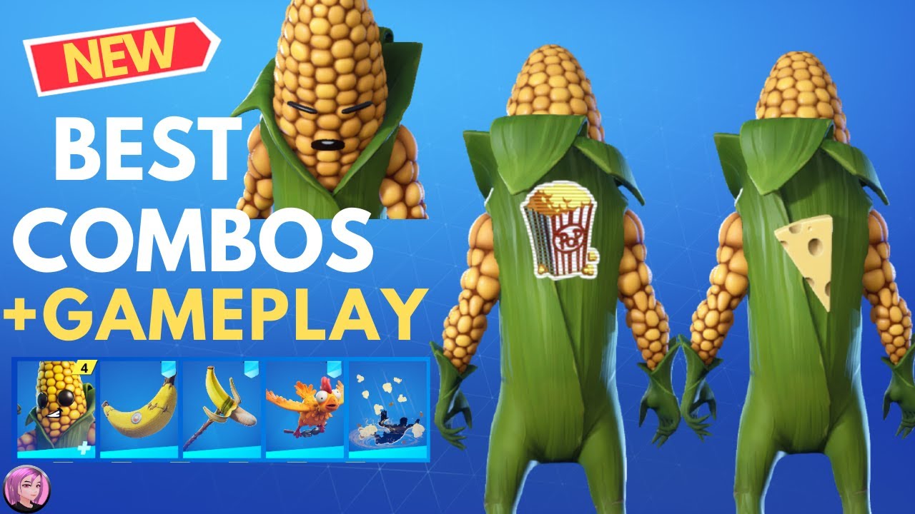 *NEW* Cobb Skin Best Combos + Gameplay - Fortnite (Harvest Bounty Bundle)