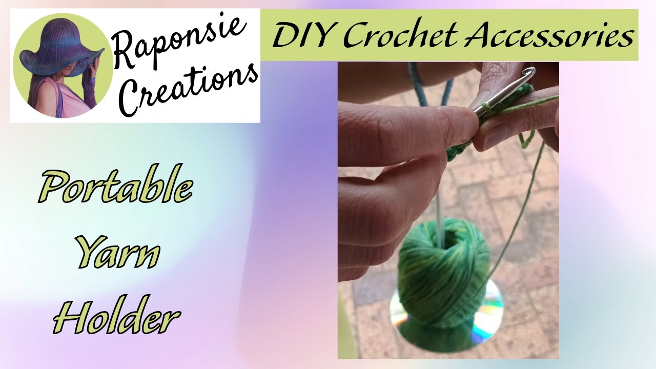 How to make a Portable Yarn Holder (DIY Crochet/Knit Accessory)