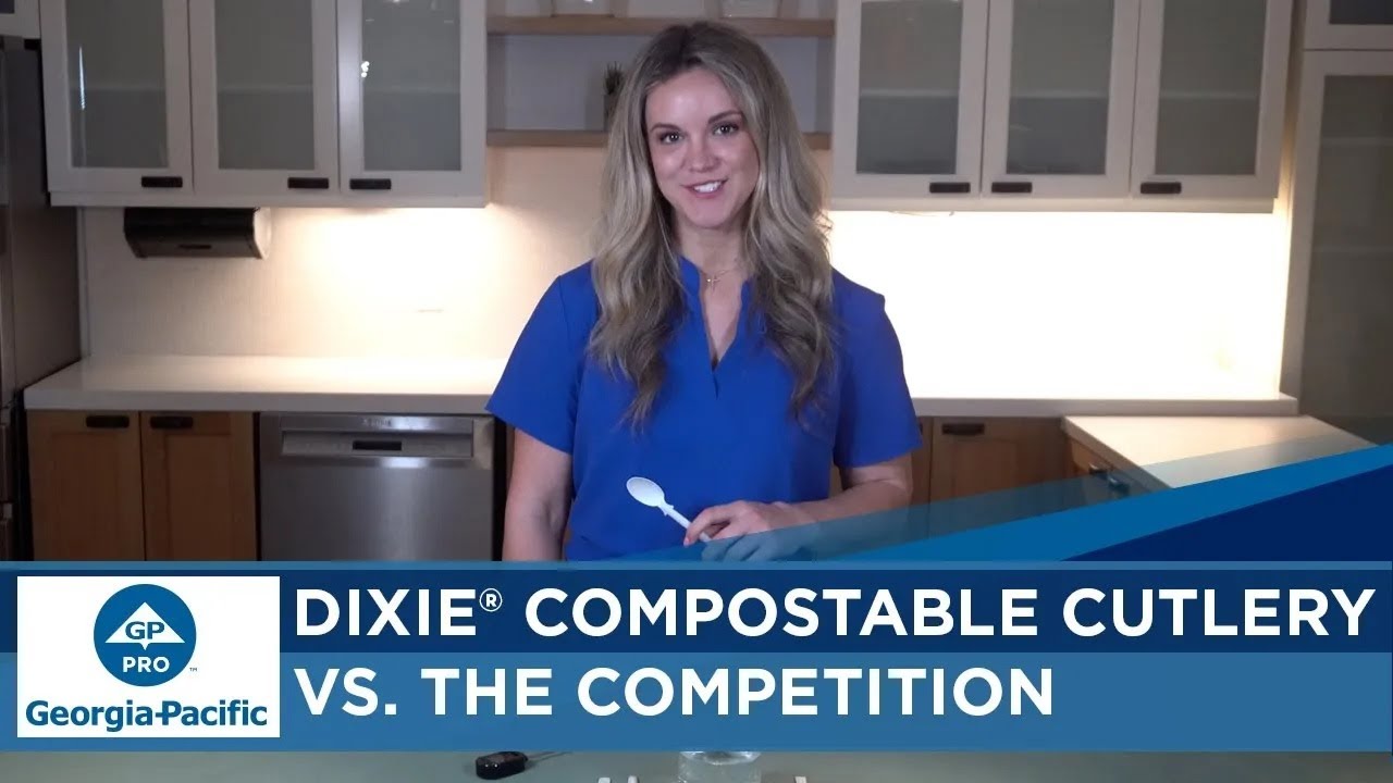 Dixie&reg; Compostable Cutlery vs. the Competition (Comparison Video) 06/25