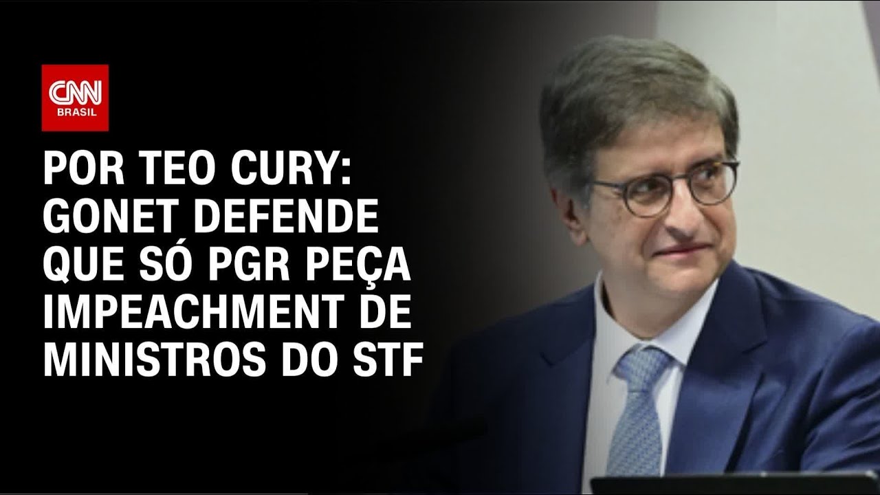 Gonet defende que s&oacute; PGR pe&ccedil;a impeachment de ministros do STF | CNN 360&ordm;