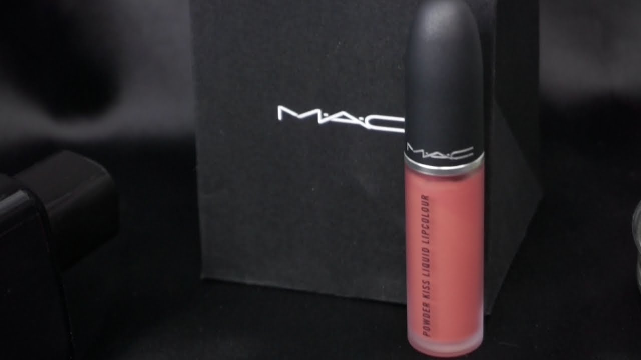 MAC Powder Kiss Liquid Lipcolour Swatch & Review | Lululand