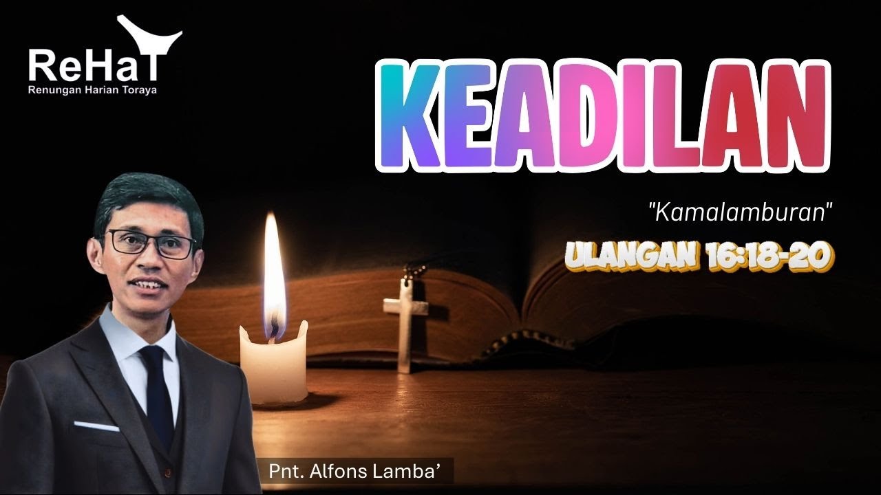 Keadilan | ReHaT, 29 Januari 2026 | Pnt. Alfons Lamba'