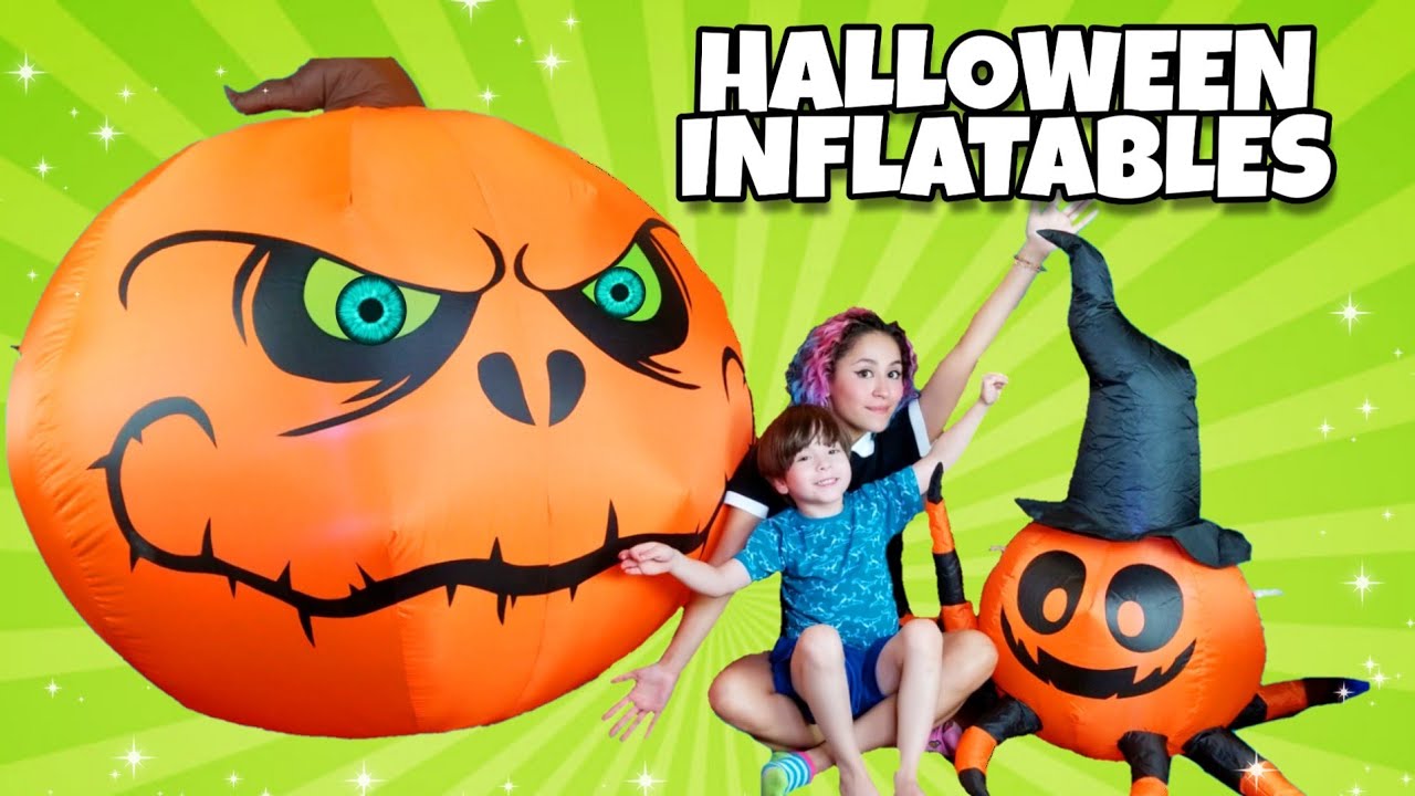 Giant Pumpkin Reaper & Spider Halloween Inflatables | New Inflatable Collection addition 2019