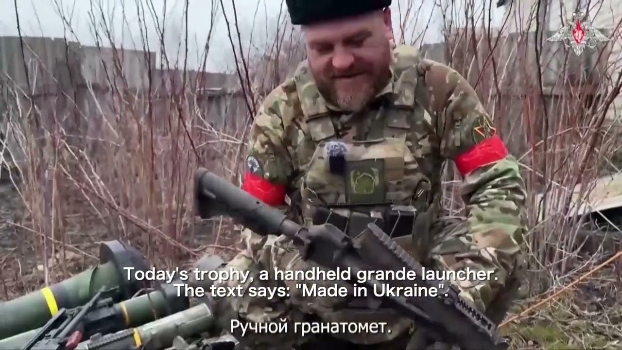 From the US-made to the Czech-made, Russia shows Ukraine's weaponry captured in Kursk region