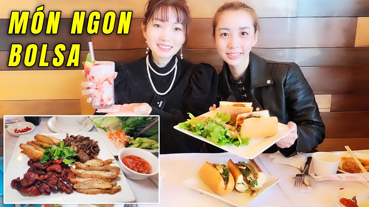 Đưa Em Gái Lần Đầu Từ Việt Nam Sang Mỹ Đi Ăn Món Ngon Bolsa | KT Food