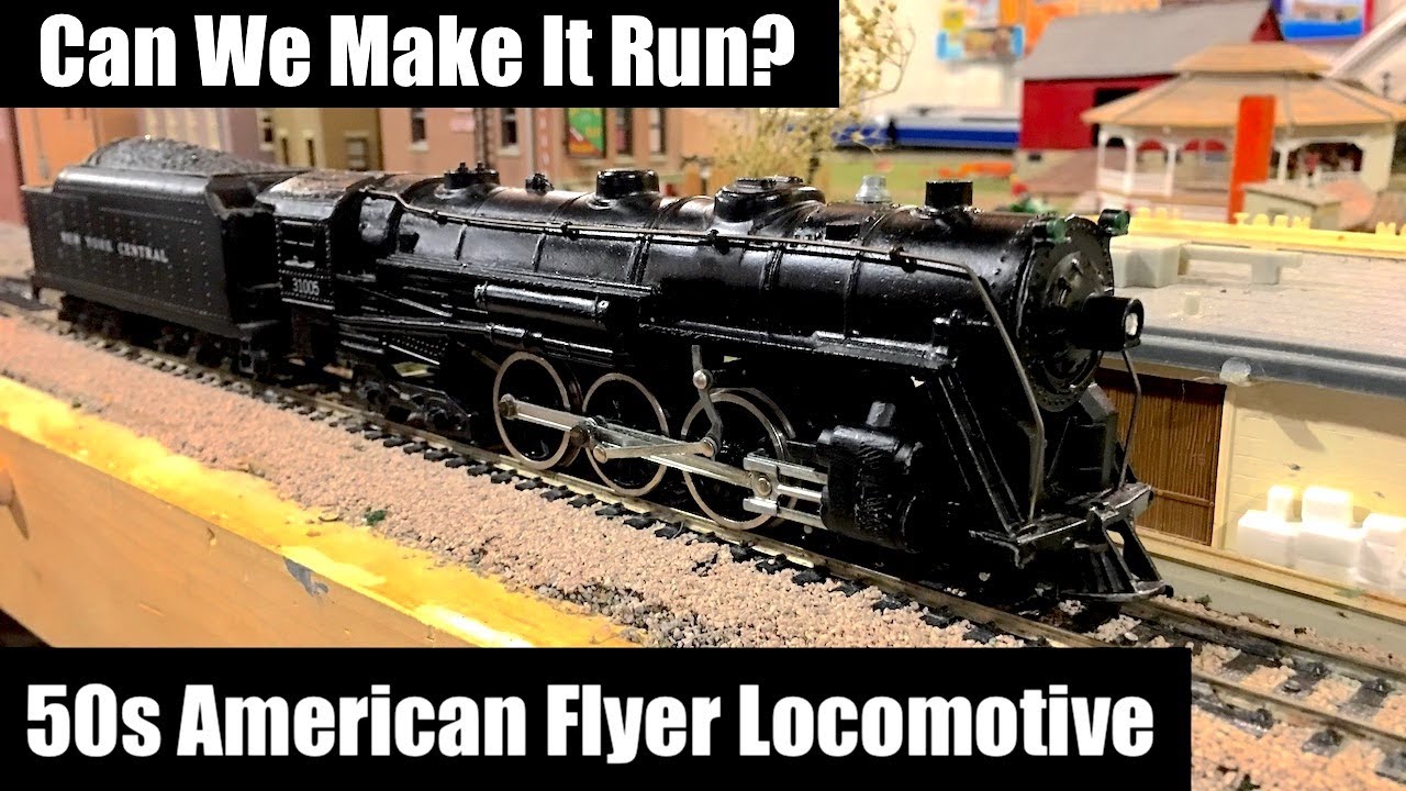 Can We Make This 1950s American Flyer Steam Loco Run?