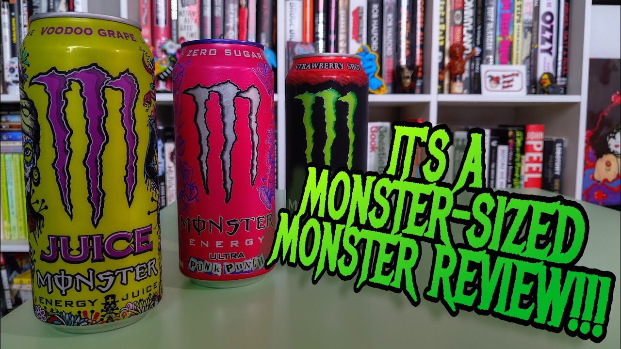 Хороший ли это напиток? | Обзор 3 новых вкусов энергетического напитка Monster