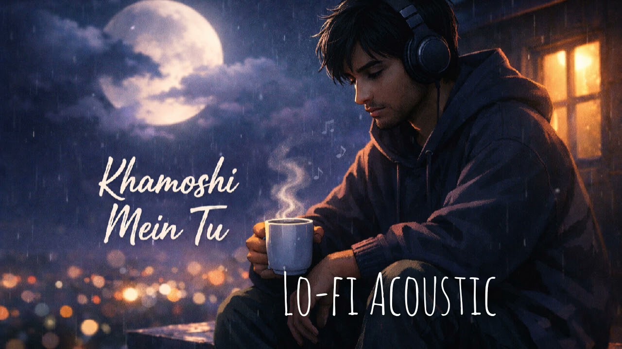 Khamoshi Mein Tu 🌙💔🎧 | Heart Touching Hindi Lo-Fi Song | Late Night Feelings