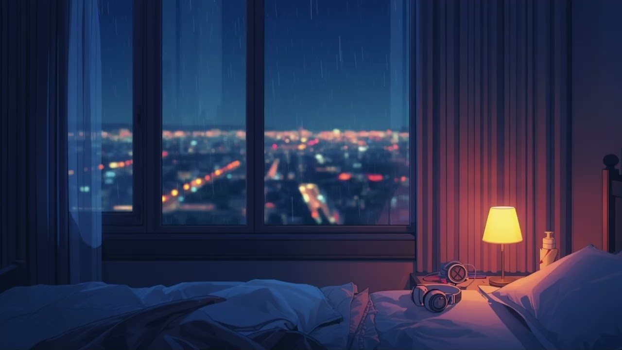 𝙇𝙖𝙩𝙚 𝙣𝙞𝙜𝙝𝙩 𝙡𝙤𝙛𝙞🎧 𝙧𝙖𝙞𝙣 & 𝙙𝙞𝙨𝙩𝙖𝙣𝙩 𝙩𝙝𝙪𝙣𝙙𝙚𝙧 𝙖𝙢𝙗𝙞𝙚𝙣𝙘𝙚🌧️