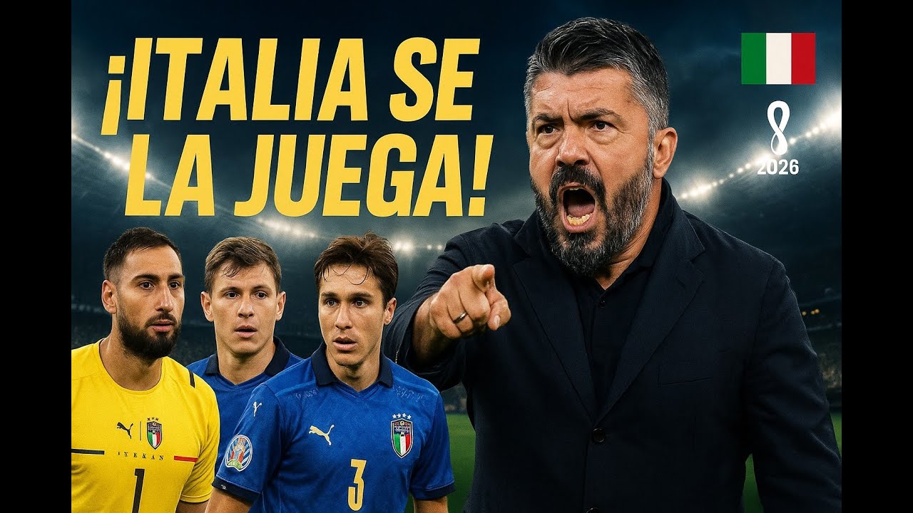 ⚽ La Italia de Gattuso busca el boleto al Mundial 2026 | Convocatoria y análisis
