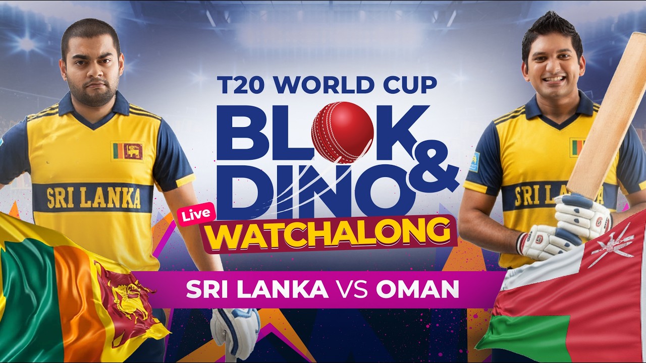SL vs OMA | T20 World Cup 2026 | Live Watchalong with Blok & Dino