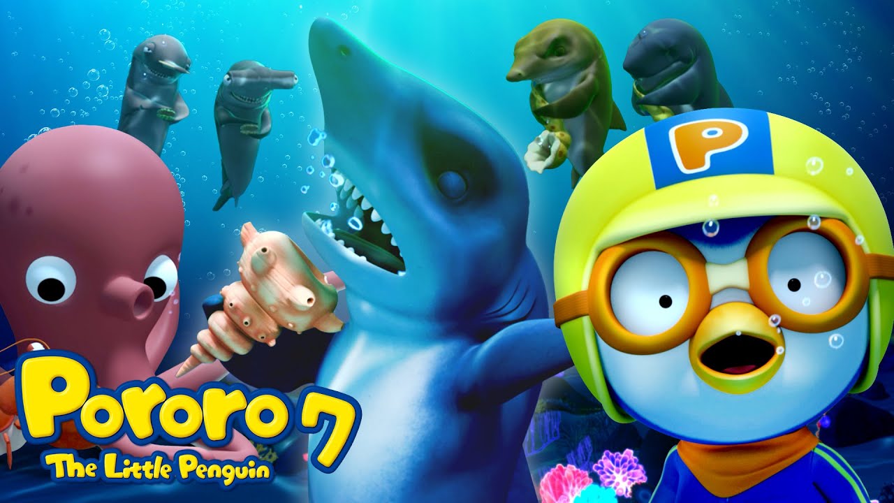 Pororo English Episode | Shark's Song | Learn Good Habit | Pororo Episode Club