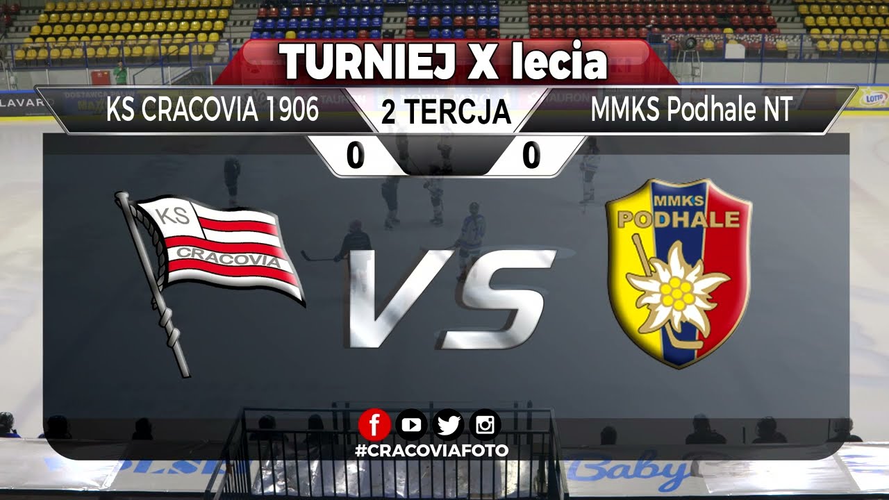 2.04.22 KS CRACOVIA 1906 vs MMKS Podhale Nowy Targ 2 tercja meczu turniej X lecia - CracoviaFOTO