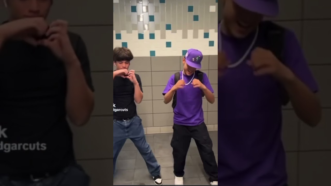 Edgar's 🫶🏽 #dancing in the bathroom