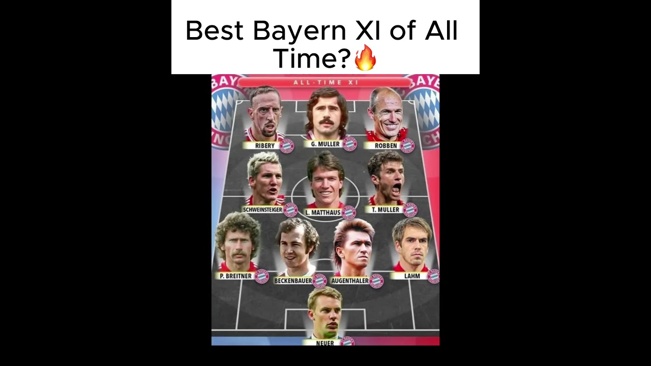 Best Bayern XI of All Time? 🔥 #football