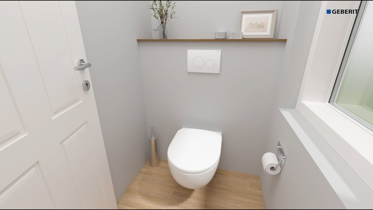 Installation des Packs WC suspendu Geberit G-500 Design et Design Compact par Geberit
