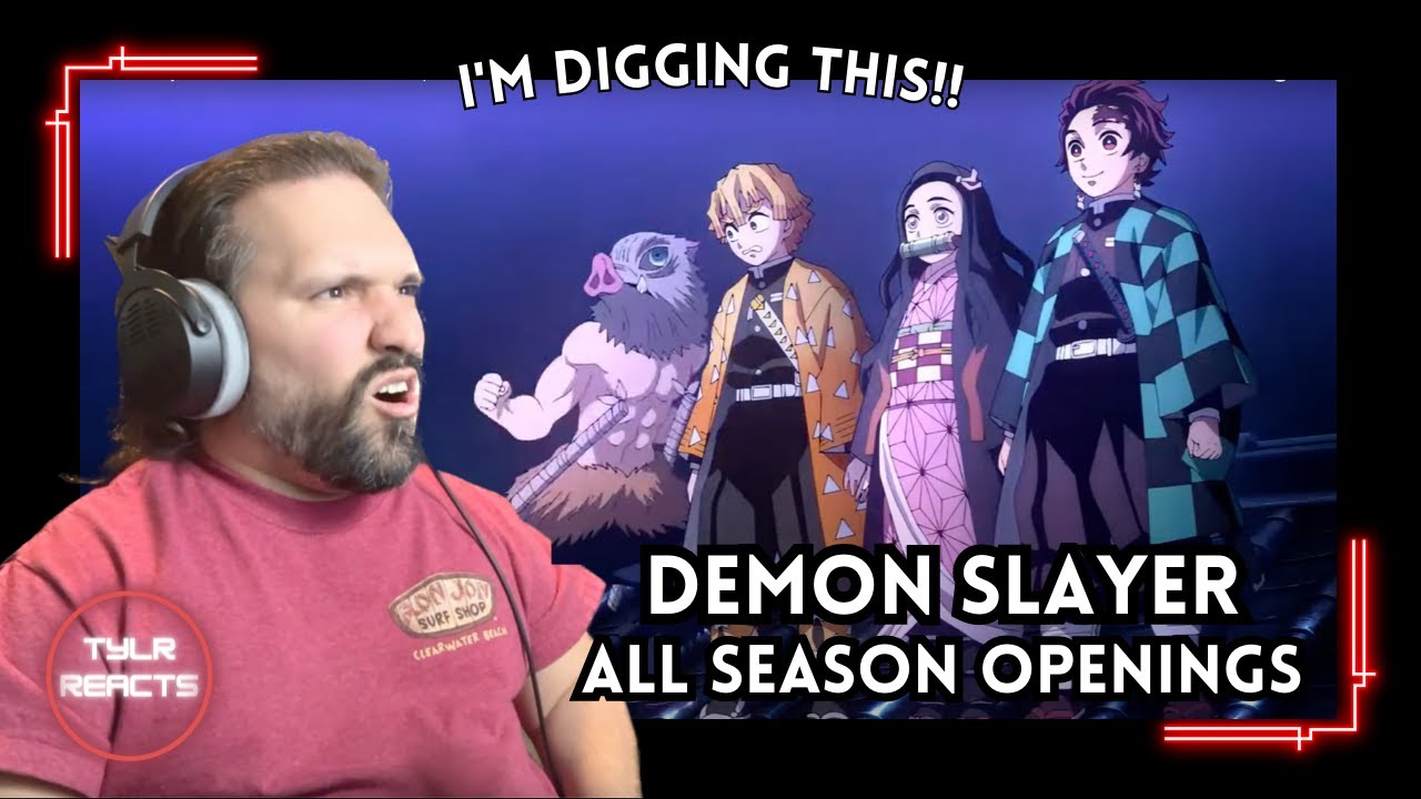 EDM Producer Reacts To Demon Slayer Kimetsu no Yaiba - ALL Openings