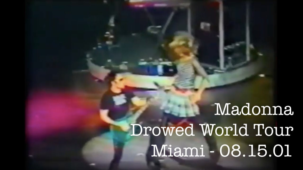 Madonna - The Drowned World Tour - Live in Miami - Madonna's Birthday Show !