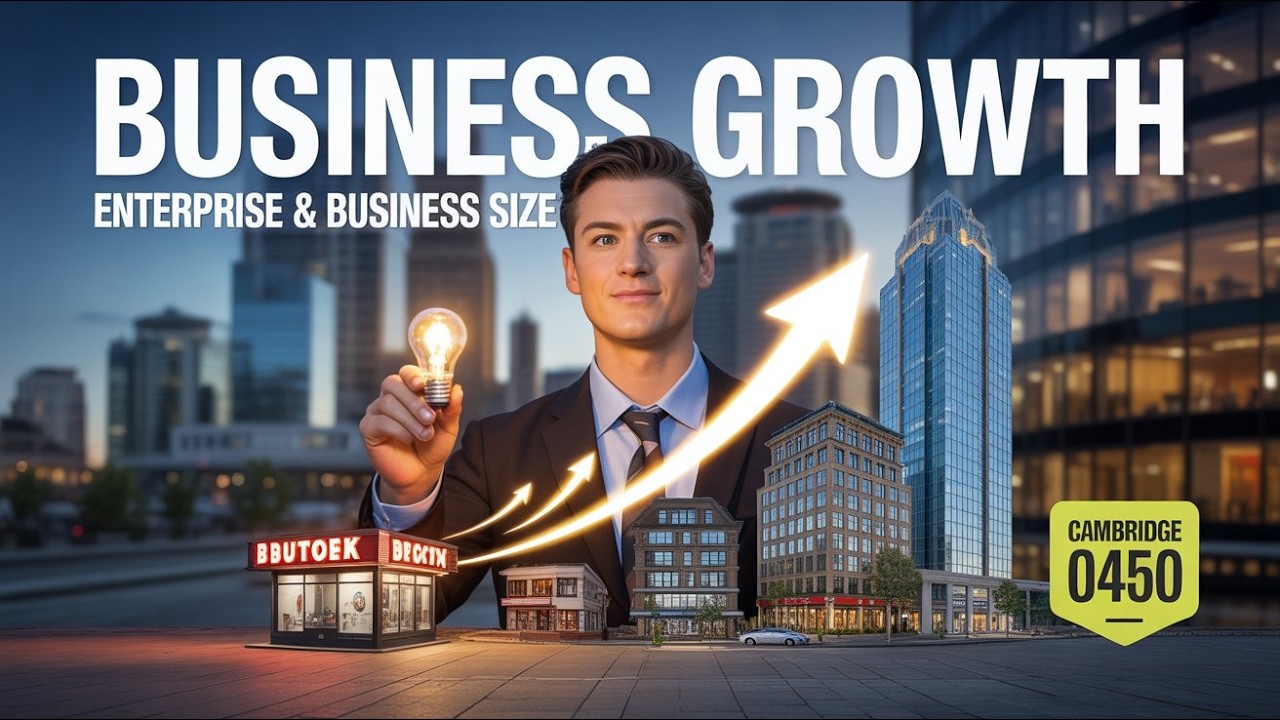 1.3 Enterprise, Business Growth and Size: 0450 Business Studies Cambridge IGCSE