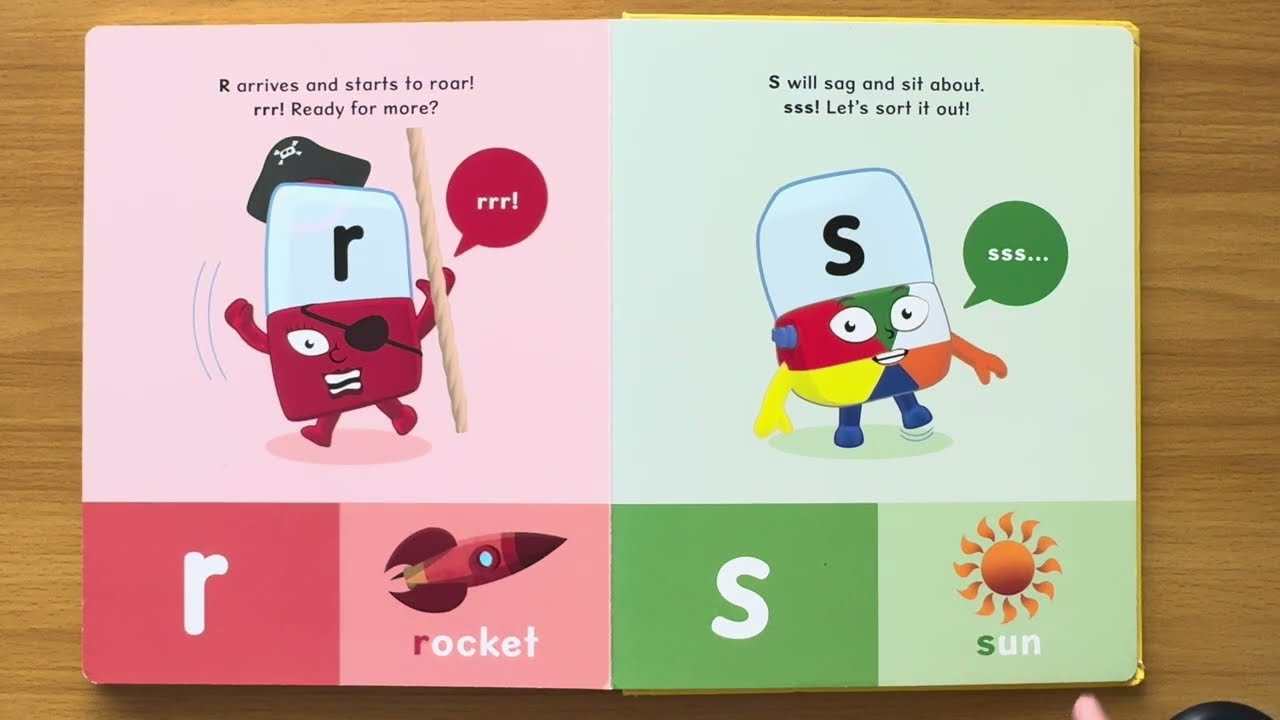 Alphablocks: Letter Explorer — большая картонная книга для детей и малышей.